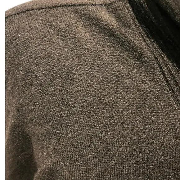 Size L?/XL/1X Kenar Womens Cashmere Maxi Cardigan Black Pockets Fall - Picture 5 of 8